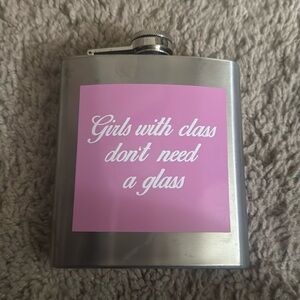 Pink Classy Flask - Brand New, perfect for White Elephant!